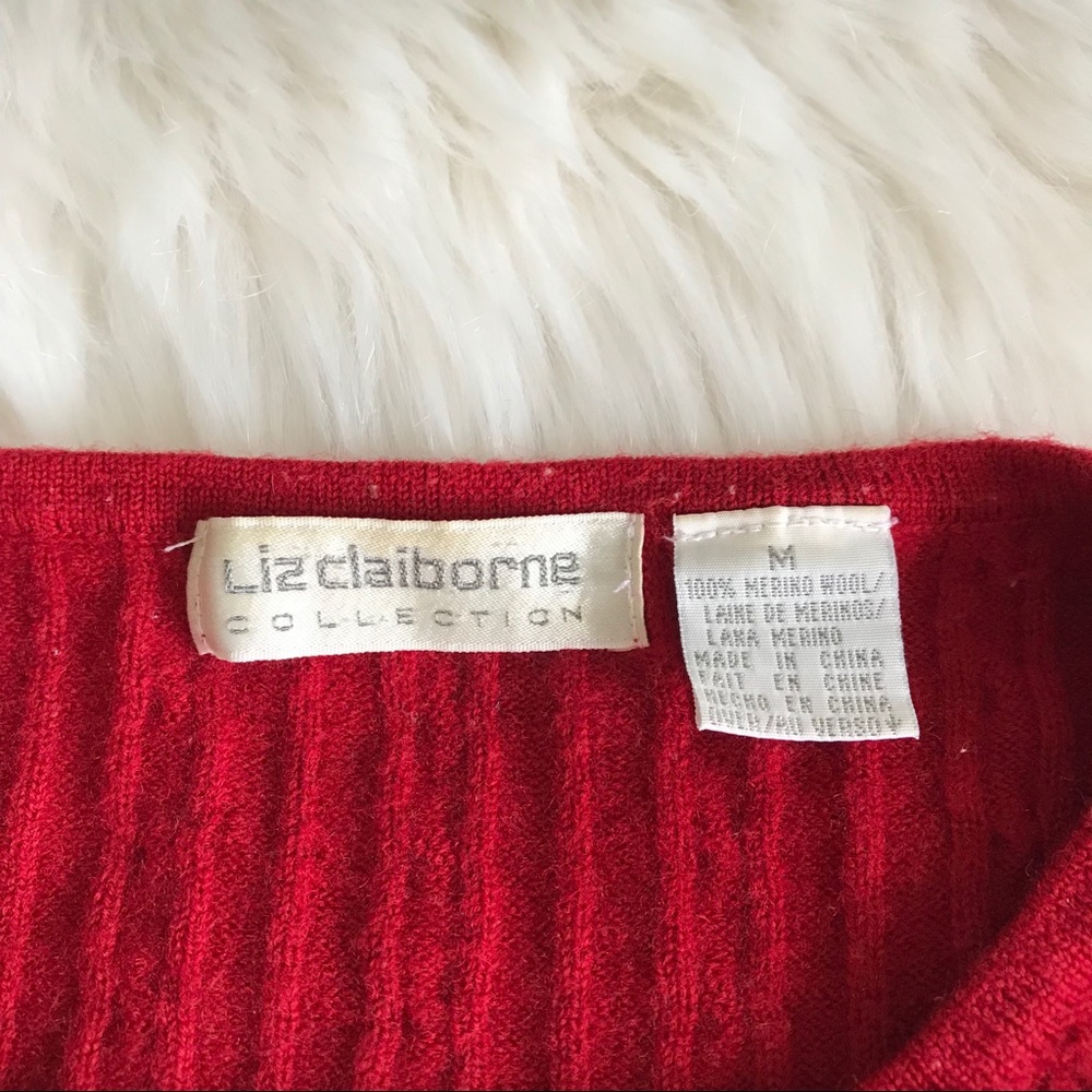 SOLD / LIZ • cable knit short sleeve sweater - Picture 5 of 7